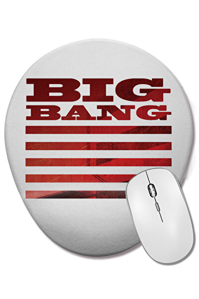 BASKI DÜNYASI Mouse Pad oval Big Bang cu suport pentru încheietura mâinii