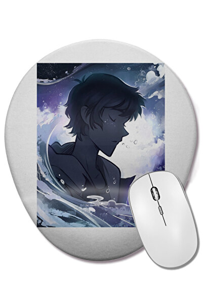 BASKI DÜNYASI Mouse Pad oval cu suport pentru încheietura mâinii Lost at Sea