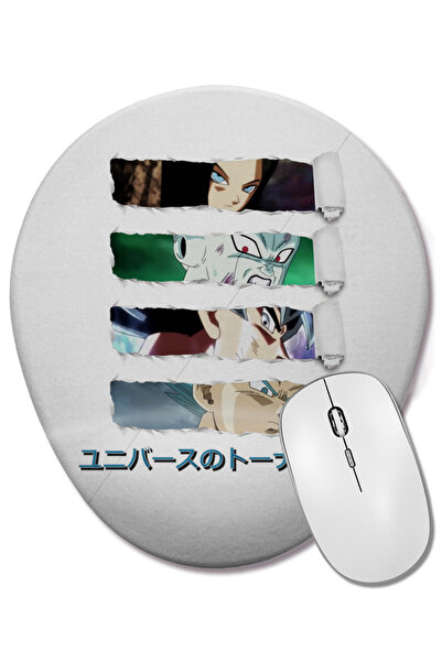 BASKI DÜNYASI Mouse Pad oval cu suport pentru încheietura mâinii, cu 4 finaliști ai Torneului Poder Universo 7