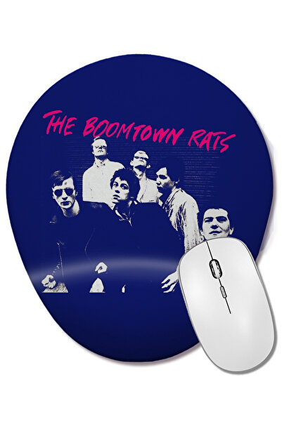 BASKI DÜNYASI Ο βελτιωμένος οβάλ ποντικοπίνακας της Boomtown Rats με στήριγμα...