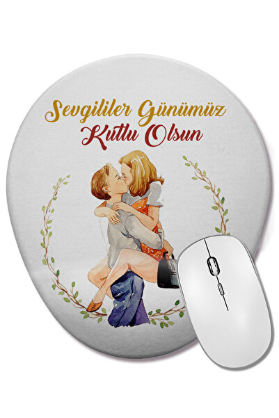 BASKI DÜNYASI Cadou pentru iubit de Ziua Îndrăgostiților 0219 Mouse Pad oval ...