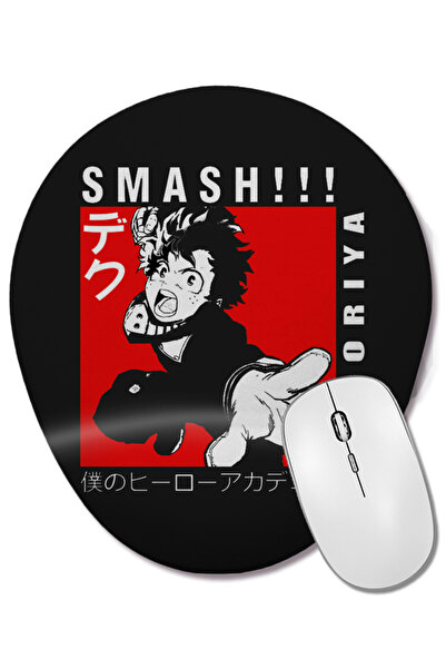 BASKI DÜNYASI Midoriya Izuku Boku No Hero Οβάλ ποντίκι με υποστήριξη καρπού