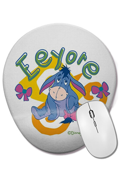 BASKI DÜNYASI Winnie The Pooh Eeyore 02 Mouse Pad Oval cu Suport pentru Înche...