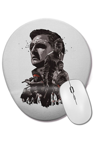 BASKI DÜNYASI Mouse Pad oval The Walking Dead 05 cu suport pentru încheietura...