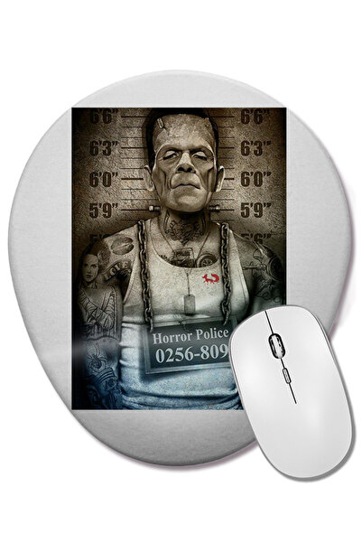 BASKI DÜNYASI Οβάλ ποντίκι με υποστήριξη καρπού Frank Madre Loca