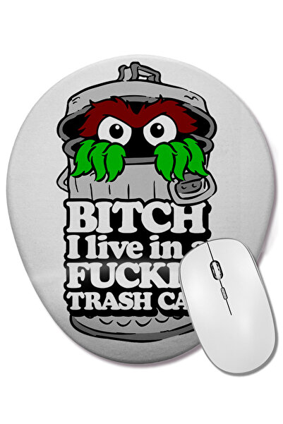 BASKI DÜNYASI Οβάλ ποντίκι ποντικοπληκτής χρήσης με υποστήριξη καρπού, Sesame...