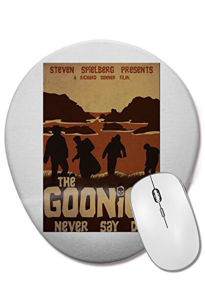 BASKI DÜNYASI Mouse Pad oval Goonies Never Say Die cu suport pentru încheietura mâinii