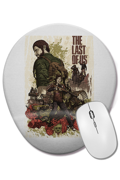 BASKI DÜNYASI Naughty Dog The Last Of Us Οβάλ ποντίκι με υποστήριξη καρπού
