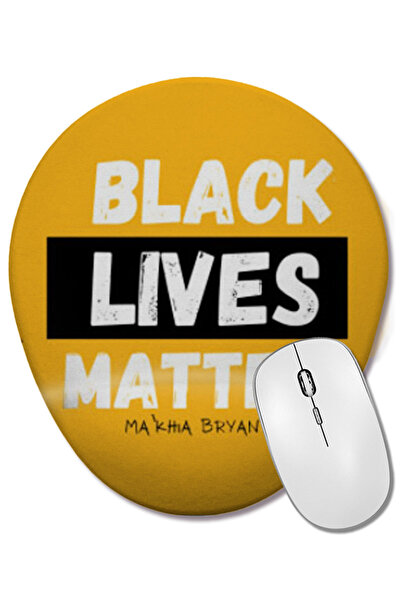 BASKI DÜNYASI Mouse Pad oval cu suport pentru încheietura mâinii Ma'Khia Brya...