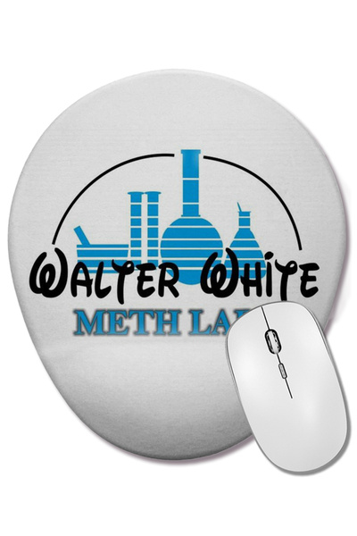 BASKI DÜNYASI Οβάλ ποντίκι ποντικοποιίας με υποστήριξη καρπού Breaking Bad Wa...