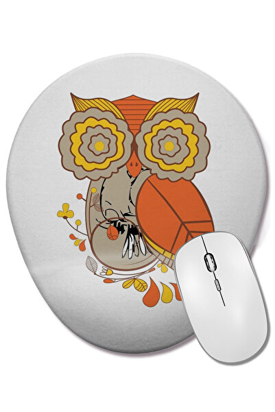 BASKI DÜNYASI Οβάλ ποντίκι με υποστήριξη καρπού Coruja Owl