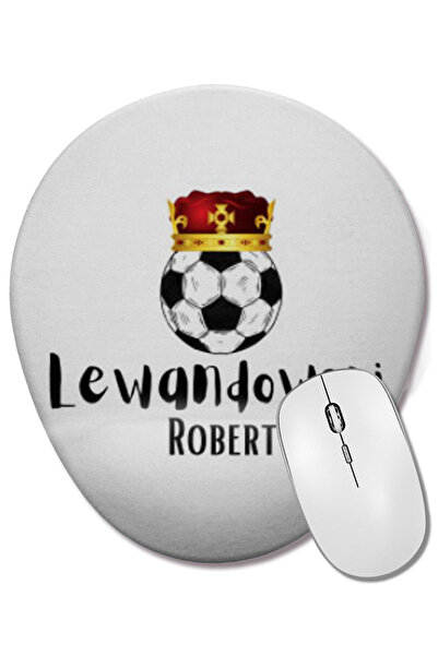 BASKI DÜNYASI Роберт Левандовски Мърч Подложка за китката Овална подложка за ...