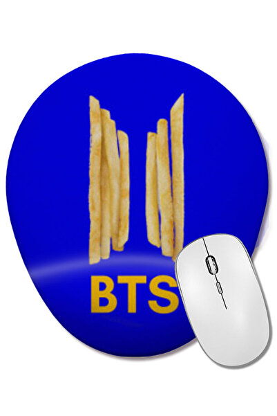 BASKI DÜNYASI Mouse Pad oval cu suport pentru încheietura mâinii Bts Army Mcd...