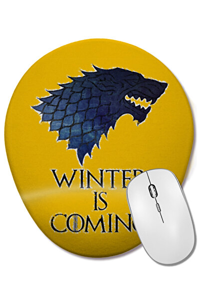 BASKI DÜNYASI Stark Logo Igra prestola Ovalna podloga za miša sa podrškom za ...