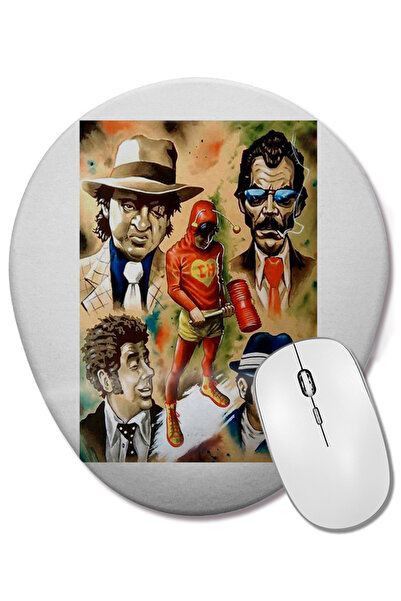 BASKI DÜNYASI Mouse Pad oval Chapolin cu suport pentru încheietura mâinii