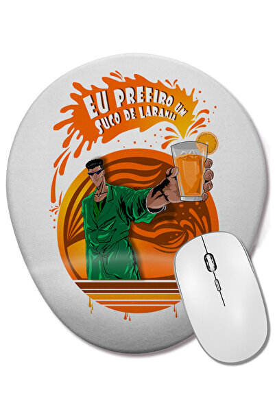 BASKI DÜNYASI Prefer să aibă un mouse pad oval cu suport pentru încheietura m...