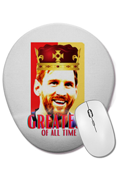 BASKI DÜNYASI King Lil Baby HIP HOP LOGO MERCH Οβάλ ποντίκι με υποστήριξη καρπού