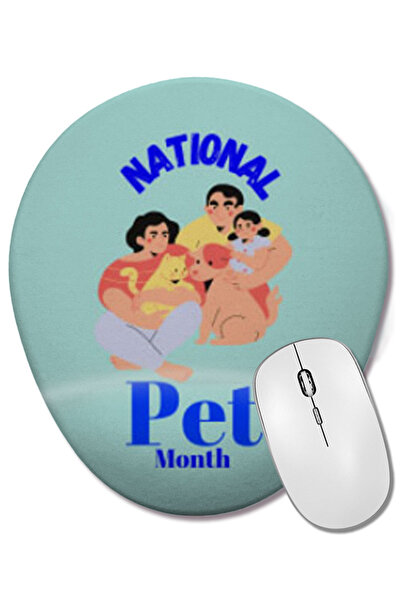 BASKI DÜNYASI Επιτραπέζιο ποντίκι οβάλ σχήματος με στήριγμα καρπού για το Nat...