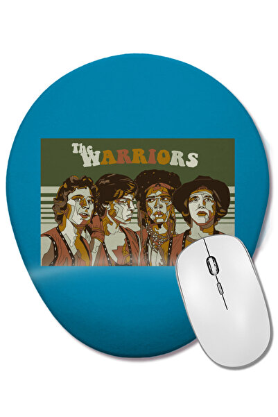 BASKI DÜNYASI Mouse Pad oval The Warriors Vintage cu suport pentru încheietur...