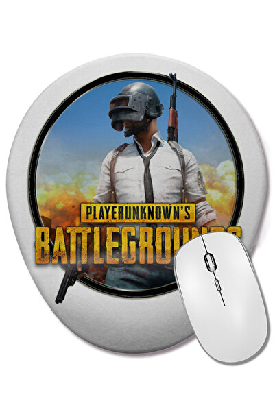 BASKI DÜNYASI Placă de mouse ovală Enjoy Pugb cu suport pentru încheietura mâ...