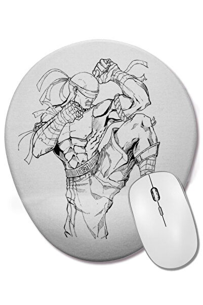 BASKI DÜNYASI Lee Sin от FelipeAquino Овална подложка за мишка с подложка за ...