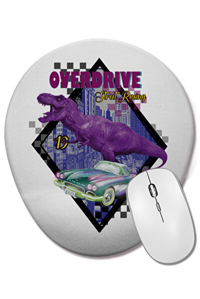 BASKI DÜNYASI Mouse Pad oval cu suport pentru încheietura mâinii Overdrive