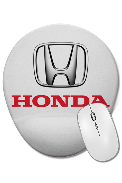 BASKI DÜNYASI Mouse Pad oval cu suport pentru încheietura mâinii cu logo Honda