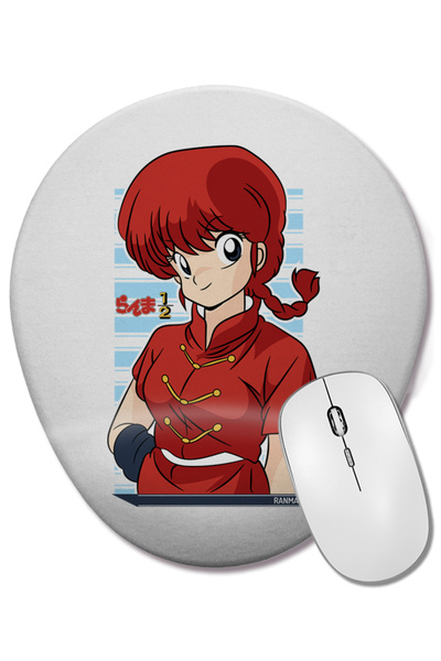 BASKI DÜNYASI Οβάλ ποντίκι ποντικοπολεμικής τεχνολογίας Anime Ranma με στήριγ...