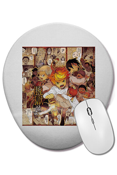 BASKI DÜNYASI Yakuso No Neverland The Promised Neverland Mouse Pad oval cu su...