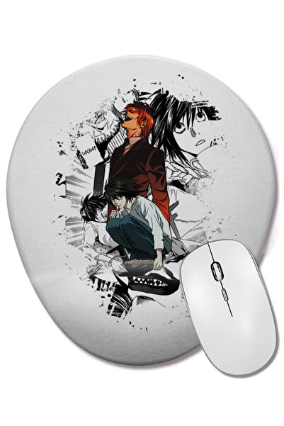 BASKI DÜNYASI Mouse Pad oval cu suport pentru încheietura mâinii Kira e L Do ...