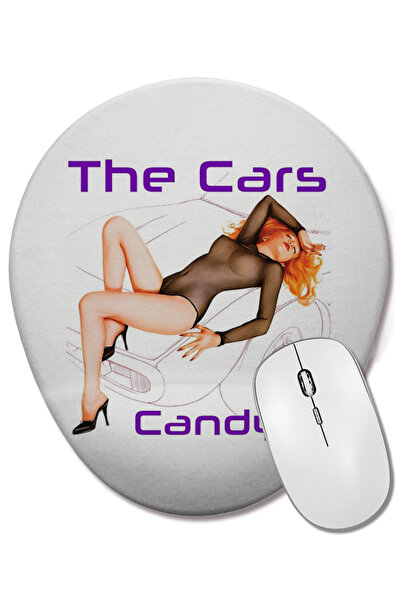 BASKI DÜNYASI Mouse Pad oval The Cars Candy O cu suport pentru încheietura mâ...
