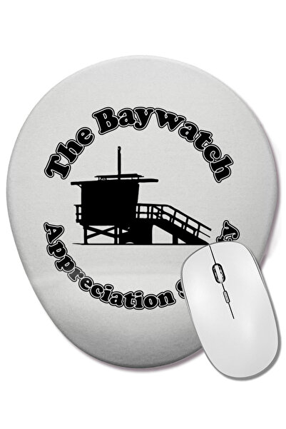 BASKI DÜNYASI Οβάλ ποντικοπάτημα με υποστήριξη καρπού της The Baywatch Apprec...