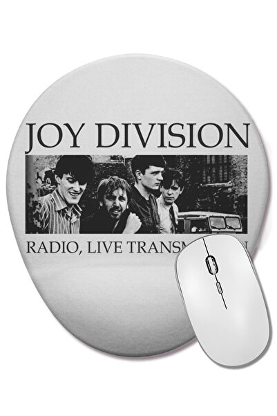 BASKI DÜNYASI Mouse Pad oval Joy Division cu suport pentru încheietura mâinii