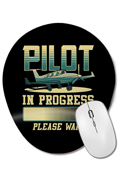 BASKI DÜNYASI Пилот в процес, моля изчакайте Самолет Пилот Bilek Destekli Ova...