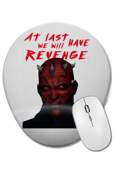 BASKI DÜNYASI Овална подложка за мишка с опора за китката Revenge