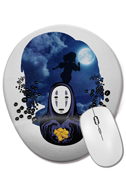 BASKI DÜNYASI Mouse Pad oval Chihiro cu suport pentru încheietura mâinii