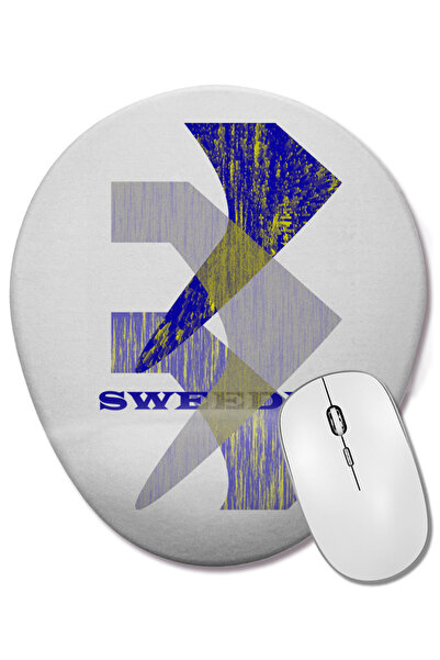 BASKI DÜNYASI Οβάλ ποντίκι με υποστήριξη καρπού Sweeden