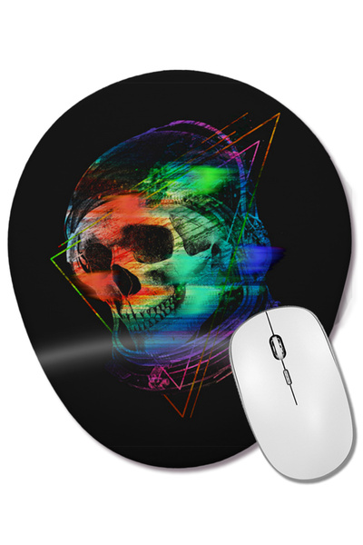 BASKI DÜNYASI Mouse Pad oval cu suport pentru încheietura mâinii în formă de ...