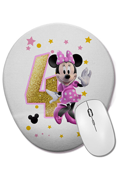 BASKI DÜNYASI Мини Маус Мини Маус 4 Подарък за четиригодишно дете Овална подл...