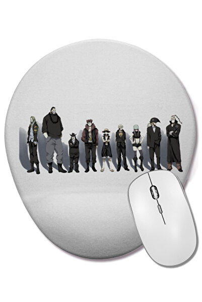 BASKI DÜNYASI Piratas - One Piece 05 Mouse Pad oval cu suport pentru încheiet...