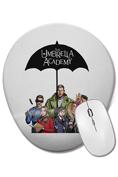 BASKI DÜNYASI The Umbrella Academy 01 Mouse Pad oval cu suport pentru încheie...