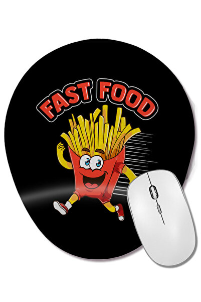 BASKI DÜNYASI Mouse Pad oval cu suport pentru încheietura mâinii, cu design a...