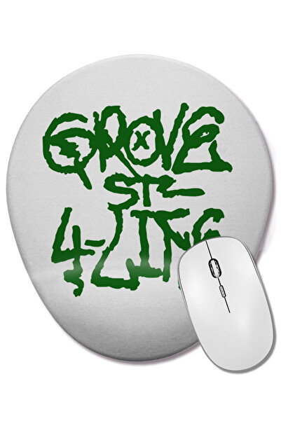 BASKI DÜNYASI Mouse Pad oval Grove4Life cu suport pentru încheietura mâinii