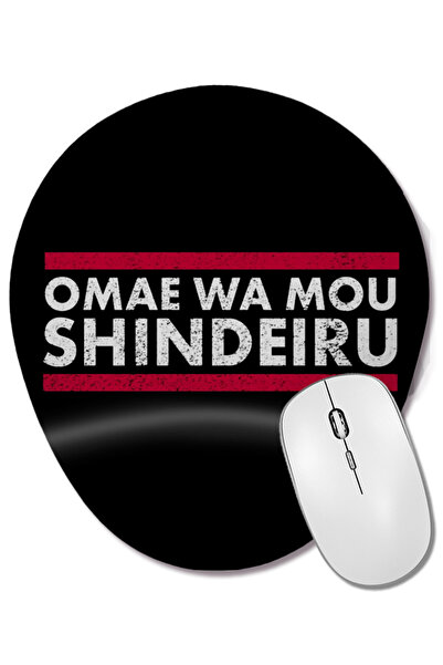 BASKI DÜNYASI Omae Wa Mou Shindeiru Anime Merch Otaku Anime Memes Οβάλ ποντίκ...