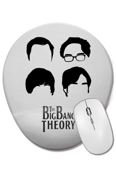 BASKI DÜNYASI Mouse Pad oval The Big Bang Theory cu suport pentru încheietura...