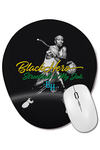 BASKI DÜNYASI Mouse Pad oval Streetballers cu suport pentru încheietura mâinii