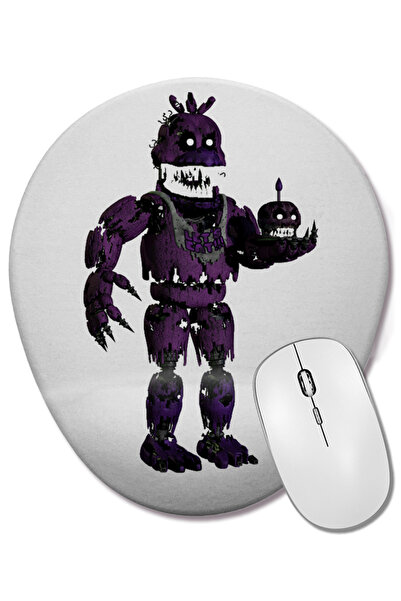 BASKI DÜNYASI Mouse Pad oval Shadow Nightmare Foxy cu suport pentru încheietura mâinii