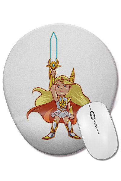 BASKI DÜNYASI Mats de mouse oval Masters Of The Universe She Ra cu suport pentru încheietura mâinii