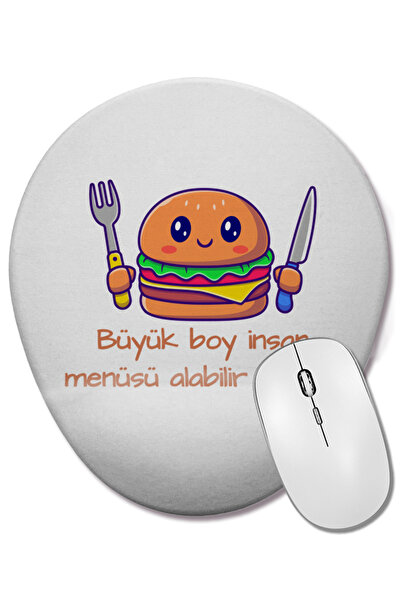 BASKI DÜNYASI incinmişsin Dedi 03 Mouse Pad oval cu suport pentru încheietura...