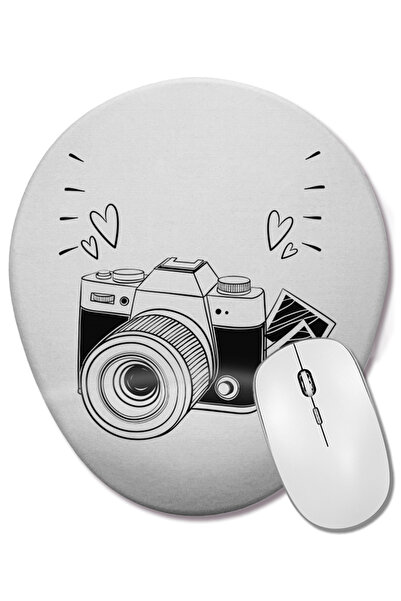 BASKI DÜNYASI Mouse Pad oval cu suport pentru încheietura mâinii, cu fotograf...